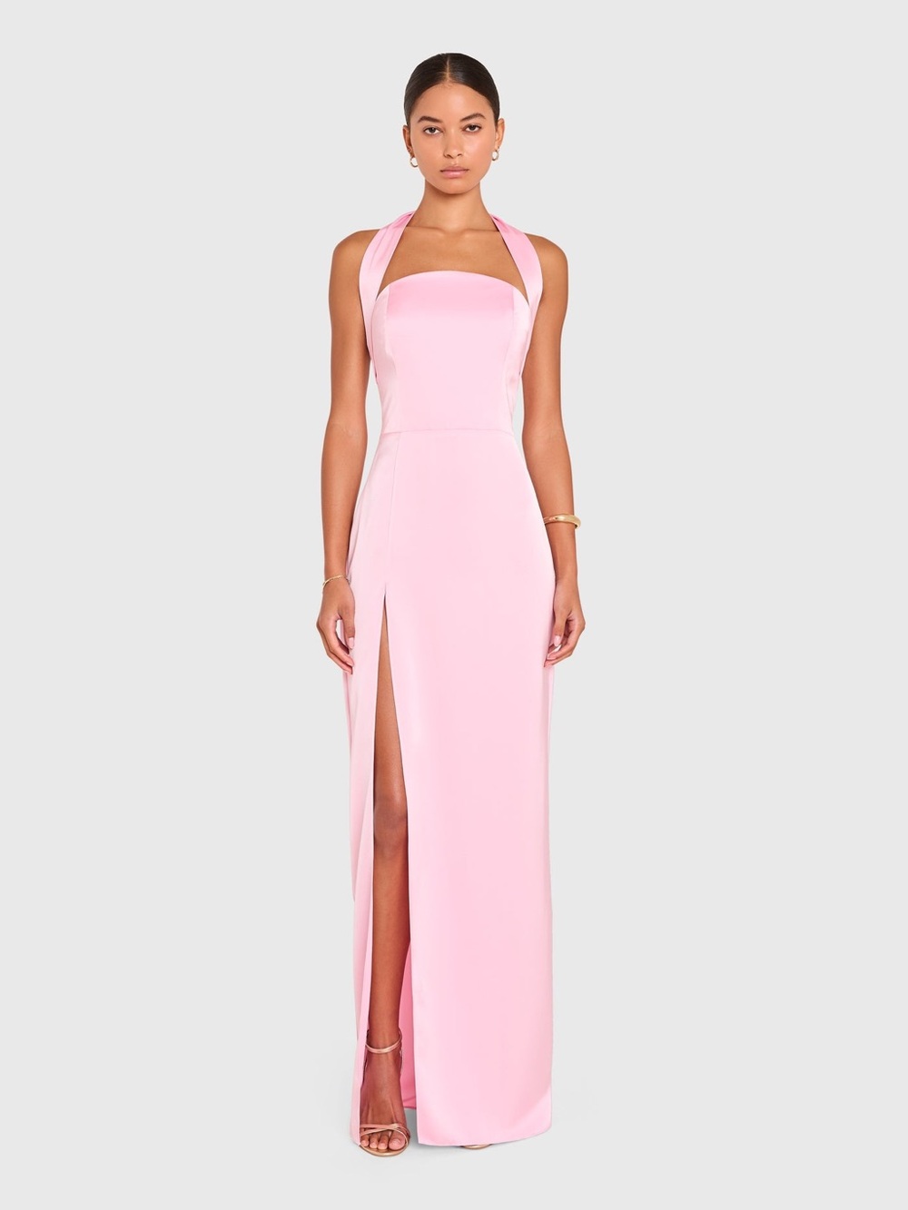 Amanda Uprichard Cynthia Maxi Gown in Candy Floss
